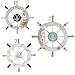 WINOMO Wheel Wall Decor Nautical Decor Nautical Boat Steering Wheel