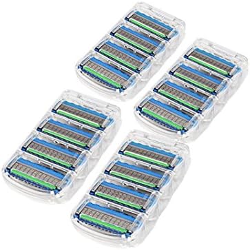 Shuli Manual Men's Razor Blade Refill Compatible Fusion Proglide Power
