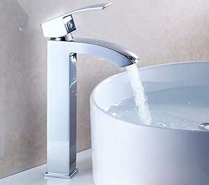 Grifo Sumidero Fregadero Alto Grifos De Lavabo Del Cuarto De Baño Del