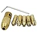 Mini Brass Drill Chuck Drill Collet Set 0.5-3.0mm fit for Micro Twist Drill Chuck Hobby Model Tool
