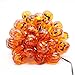 2 Pack Halloween Decoration Pumpkin String Lights, 9.8ft Total 40 LED Battery Operated 3D Halloween Light, Outdoor Decorative Lights for Patio, Garden, Gate, Yard, Halloween Christmas Decoration