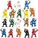 50 Mini Karate Ninjas Warriors Fighters Figures Cupcake Cake Toppers Ninja Kung Fu Guys Martial Arts Men Lot Party Favors