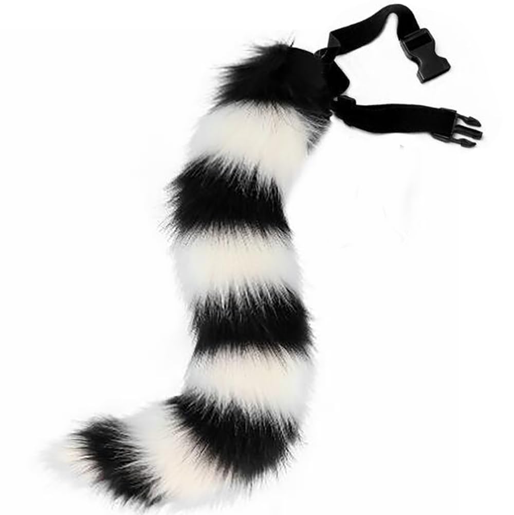 DRESHOW Fox Fur Tail Cosplay Costume Party Super Huge Fluffy Tail for Women — image 1