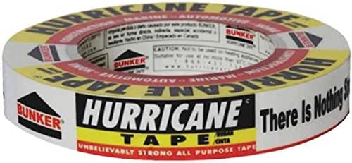 Hurricane Tape Duct Tape Hurricane Window Protection 60 Yd. White 1" (1 - What Tape To Use On Windows For Hurricane
