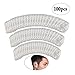 BinaryABC 100pcs Clear Shower Water Ear Protector Cover Disposable