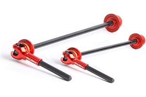 CYCEARTH 40.35g Titanium Bicycle QR Skewer Lever MTB Road Bike Wheel Hub Ultralight Ti-Axis Carbon Fiber Handle Quick Release