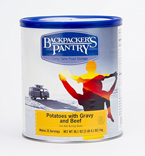 Backpacker's Pantry Mashed Potatoes and Gravy with Beef, 36.1 Ounce, #10 Can