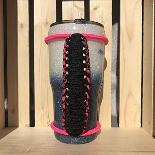 Tumbler Handle, Paracord Handle for Tumbler, Custom Tumbler
