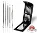 Professional Blackhead and Blemish Remover Kit. 5pcs Blackheads Extractor, Comedone Extractors Blemish Tools Blackhead Remover and Case with Mirror.