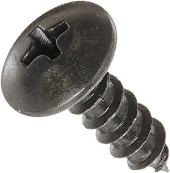 truss head screw screws sheet metal oxide phillips finish length steel thread