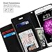GOOSPERY Rich Wallet for Apple iPhone 6S Plus Case (2015) iPhone 6 Plus Case (2014) Extra Card Slots Leather Flip Cover - Black