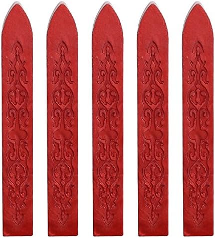 Paridane Retro Classic Sealing Wax Stamp Sticks without Wicks Gift Initial, 3.5", Pack of 5