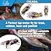 Fly Fishing Flies Realistic Dry Wet Nymph Trout Flies Hand Tie Lures Kits 12/26/48 Pcs (4-Cicada kit 12pcs)