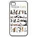 Popular Yoga Cats New Style Durable Iphone 4,4s Case Hard iPhone Cover Case