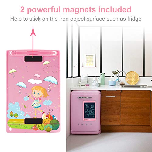 image for PROGRACE LCD Writing Tablet for Kids Learning Writing Board Magnetic E