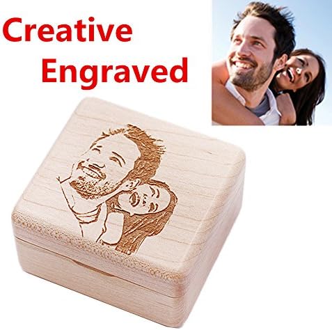 Custom Photo Engraved Wood Music Boxes Creative Graduation Birthday Gift Music Gramophone Home Decoration Music Box Desk Decoration - Castle in the sky