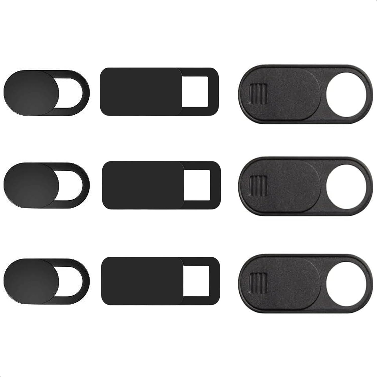 Photo 1 of California JOS 9 Pack(3 Large + 3 Medium + 3 Small) 0.03 inch Ultra Thin Webcam Cover Slide Camera Blocker Protect Your Privacy Security for MacBook Air, Laptop, iPad, iMac, PC, iPhone