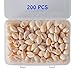 Deoot 200 PCS Natural Sea Shell Beads with Holes for Jewelry Making