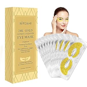 10x-Gold-Collagen-Eye-Mask-Infused-Caviar-Extract-Hyaluronic-Acid-Under-Eye-Patches-Moisturiser-Eye-Mask-for-Dark-Circle-Puffy-Eye-Eye-Bags-Fine-Lines-Anti-Ageing-Eye-Treatment-Hydrating-Firming-Pads 10x Gold Bio Collagen Eye Mask Infused Caviar Extract, Hyaluronic Acid Under Eye Patches Moisturiser Eye Mask for Dark…