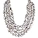 9-10mm Baroque Cultured Freshwater Pearl Necklace Strand Endless Palette Pure SILVER 60