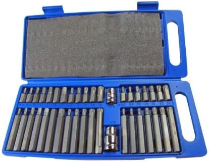 US Pro Bergen 40pc Torx, Spline, Hex Bit Socket Set B2200, Variety Pack