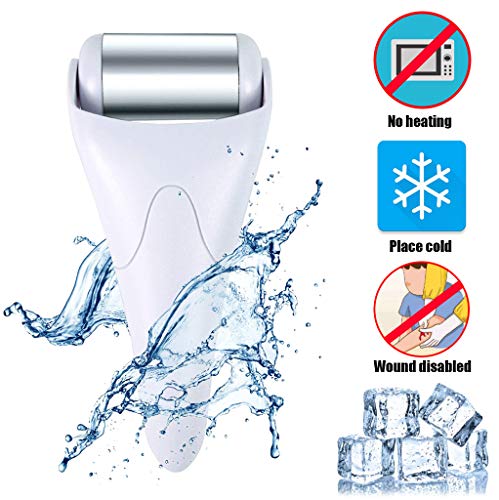 Ice Roller for Face and Eyes - Prevent Wrinkles,Shrink Pores,Eliminate Edema,Relieve Pain,Skin Care Products (White) - Thumbnail 4