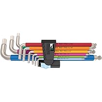 Wera - 5022720001 Stainless 3950 PKL/9 Ball-point Metric Hex