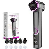 Blackhead Removers Pore Vacuum with Heating，5 Suction Heads & 3 Adjustable Suction Levels 9 Modes，for Nose & Face Deep Pore Cleansing