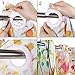 ZSZT Ringless Shower Curtain, Built-in Eyelets Design for Flexible Installation, Waterproof Polyester Fabric (180 X 180cm 71 X 71 inch)