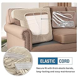 H.VERSAILTEX Stretch 2 Piece T Cushion Sofa
