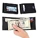 Rachiba Leather Bifold Wallet With Money Clip - Black Genuine Leather Wallet