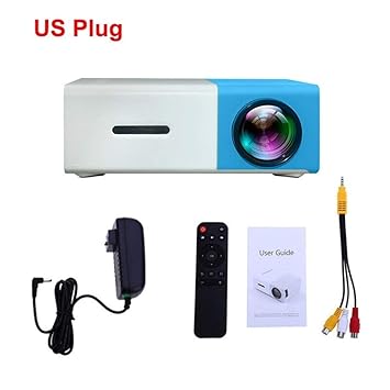 HD YG300 Pico Projector 500 Lumen 3.5mm Audio 320x240 Pixeles HDMI ...