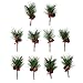 Sunm Boutique Artificial Pine Picks Artificial Plants Small Pine Picks for Christmas Flower Arrangements Wreaths and Holiday Decorations