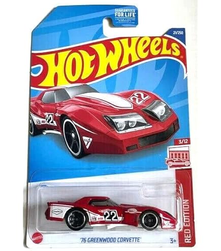 Amazon.com: Hot Wheels 2016 HW Mild to Wild '76 Corvette Greenwood