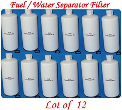 Wholesales Price (Lot of 12) FS1000 Fuel Water Separator Filter FIts: Cummins Ford Peterbilt Freightliner Kenworth Cateroillar Case Komatsu Kitachi John Deere Kawasaki Volvo and more