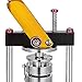 VEVOR Button Maker 37mm Badge Machine with 200 Sets Circle Button Parts Rotate Button Badge Maker Punch Press Machine for DIY Badges