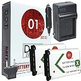 DOT-01 2X Brand 1800 mAh Replacement Sony NP-BX1 Batteries and Charger for Sony DSC-HX400V Digital Camera and Sony BX1