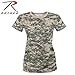 Rothco Women's Longer T-Shirt, ACU Digital Camo, Medium