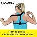 Caligo Back Posture Corrector Brace for Women Men - Adjustable Lumbar Support Device for Neck, Spine, Clavicle, Shoulder & Lower Back Pain Relief |Comfortable Discreet Alignment for Work, Home, Travel