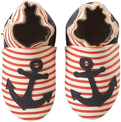 Tichoups Chaussons Cuir Souple Bebe Chaussons Chaussons Bebe Cuir Souple Aline L Ancre Marine Chaussons Cuir Souple Premiers Pas Pantoufles Cuir Enfant Semelles Antiderapantes Pointure 29 Amazon Fr Bebes Puericulture