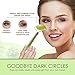 Jade Facial Roller - Face Massager & Anti Aging Treatment | Beauty Therapy for Puffy Eyes, Skin Care, Lymphatic Drainage | Reduce Wrinkles, Bags | Natural Slimming, Toning Tool | 100% Real & Authentic
