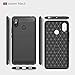 mylb Xiaomi Mi Max 3 case,with Xiaomi Mi Max 3 Screen Protector (2 in 1)[Scratch Resistant Anti-Fall] Fashion Soft TPU Shockproof Case with Xiaomi Mi Max 3 Glass Screen Protector (Black)