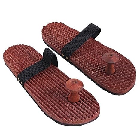 chinese wooden slippers