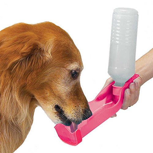 Automotive Portable Water Dispenser for Pet – 17 Oz Pet Feeding Bottle Dog/Cat Water Bottle(Colors may vary)