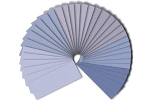 AUSTOR 36 Pieces Wet Dry Sandpaper, High Grit 1500 2000 2500 3000 5000 7000 Assorted Sandpaper Sheets Assortment 9 x 3.6 Inch
