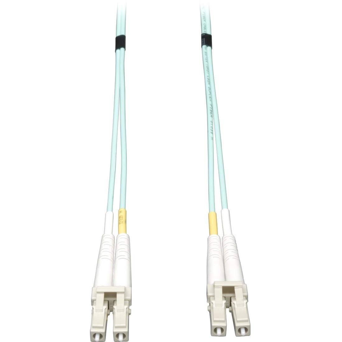 Tripp Lite 3M 10Gb Duplex Multimode 50/125 OM3 Fiber Patch Cable LC/LC Aqua 10ft (N820-03M)