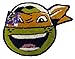 Nickelodeon Teenage Mutant Ninja Turtles Michaelangelo Bath Rug