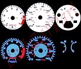 90-93 Honda Accord DX/LX/EX MT WHITE GLOW GAUGES