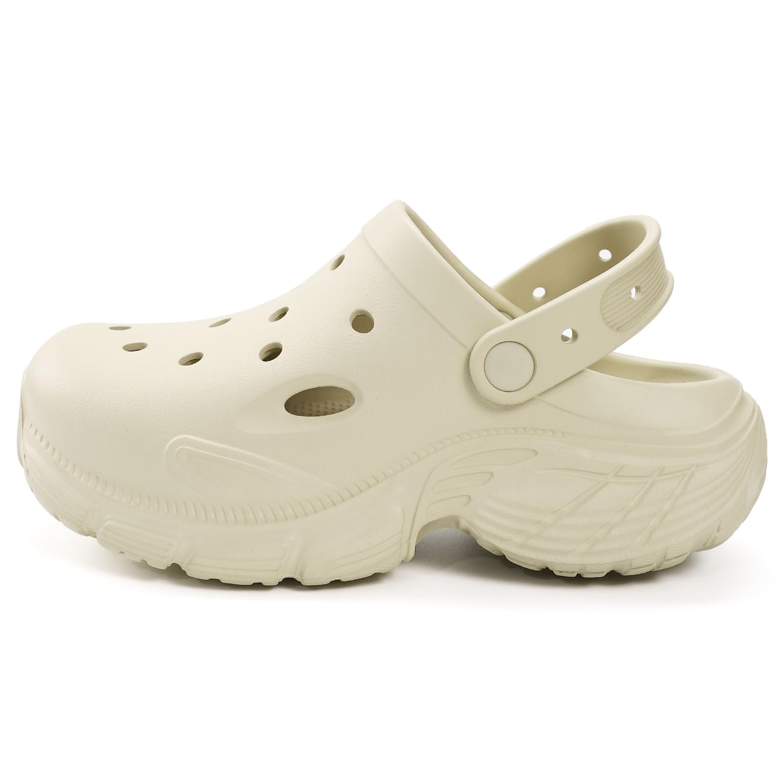 Photo 1 of **SIZE 4.5 **GETOEU Clogs for Women and Men Slide Sandals Comfort Arch Support Clog Slip Resistant Unisex-Adult Recovery Clogs,Beige