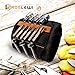 Magnetic Wristband by Roslewi - 15 Magnets, 2 Pockets - Holding Screws, Nails, Drill Bits, Metal Tools - Best Father's Day Gift Idea for Men, Dad, Husband, Women, Boyfriend, Him, Her (Black)